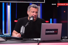 Propagandistul favorit al lui Vladimir Putin spune că rușii au fost primiți cu flori în Ucraina: „Nu vom pleca niciodată”